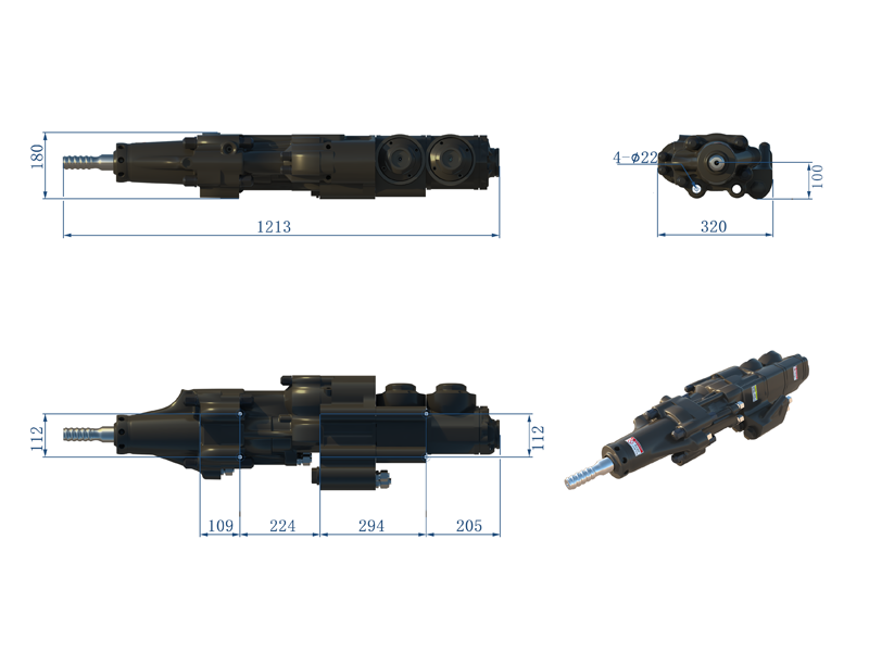 巖石鉆進分裂設(shè)備